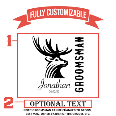 Personalized Pint Glasses Groomsmen Gifts